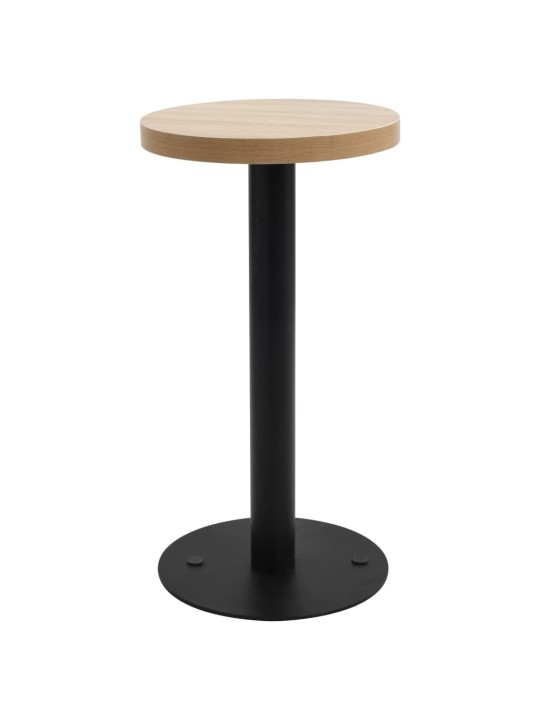 Bistro staliukas, šviesiai rudos spalvos, 40cm, MDF