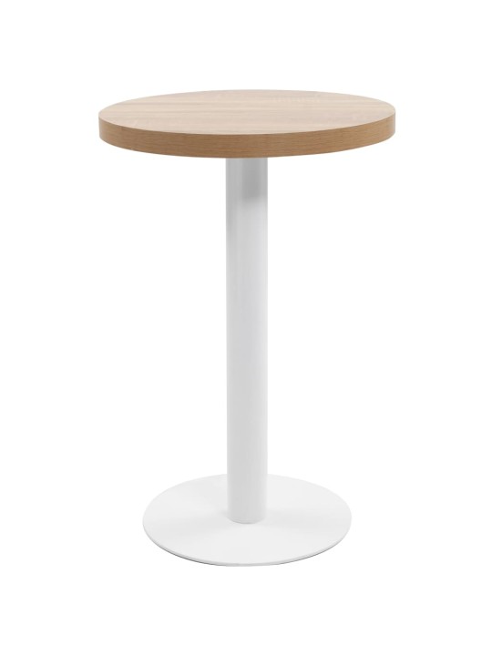 Bistro staliukas, šviesiai rudos spalvos, 50cm, MDF