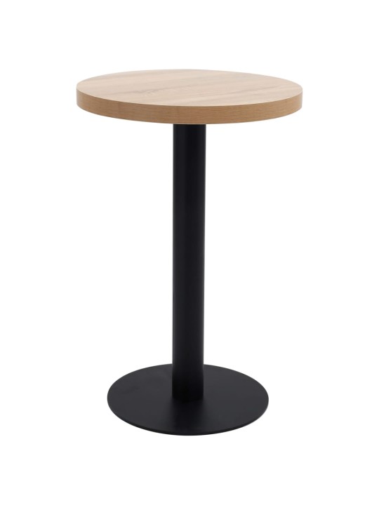 Bistro staliukas, šviesiai rudos spalvos, 50cm, MDF