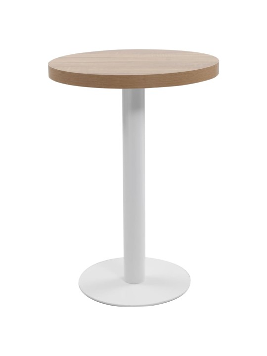 Bistro staliukas, šviesiai rudos spalvos, 60cm, MDF