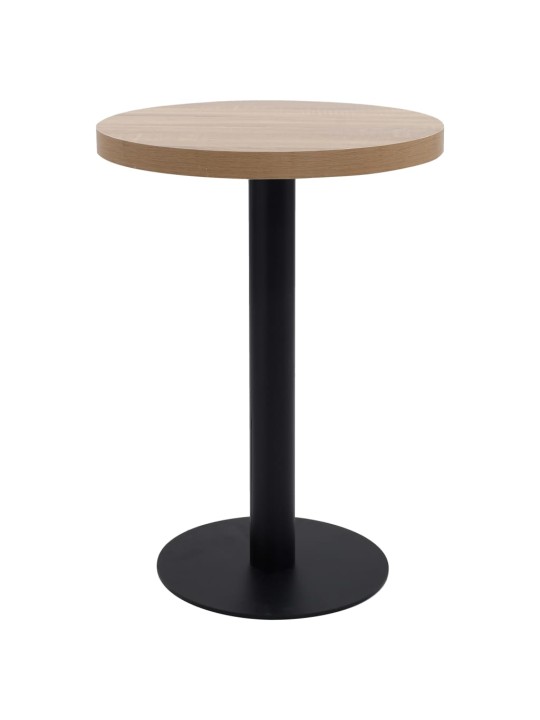 Bistro staliukas, šviesiai rudos spalvos, 60cm, MDF