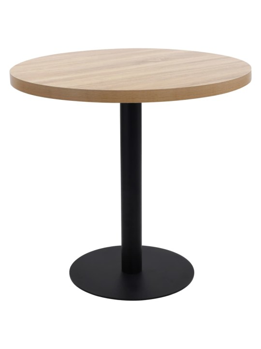 Bistro staliukas, šviesiai rudos spalvos, 80cm, MDF