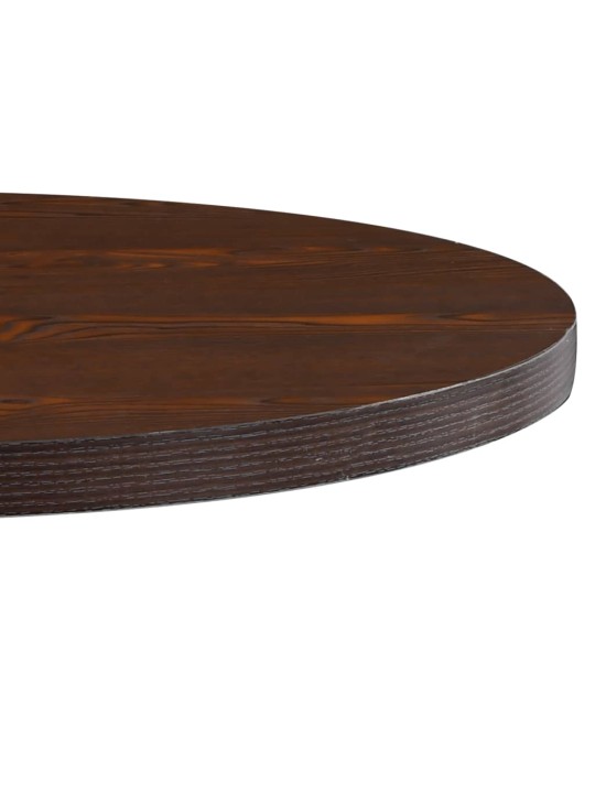 Bistro staliukas, tamsiai rudos spalvos, 80cm, MDF