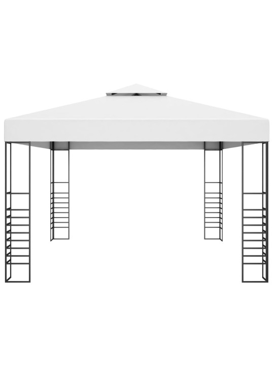 Sodo pavėsinė, balta, 4x3x2,7m, plienas