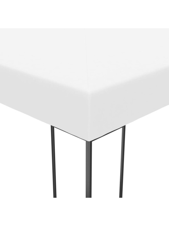Sodo pavėsinė, balta, 4x3x2,7m, plienas