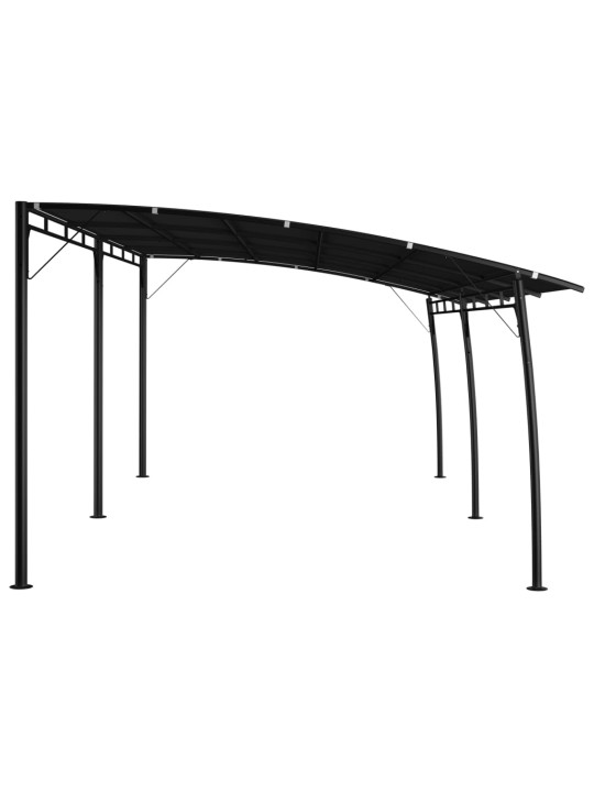 Sodo markizė nuo saulės, antracito spalvos, 6x3x2,55m