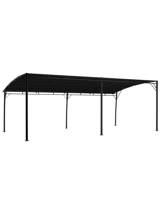 Sodo markizė nuo saulės, antracito spalvos, 6x3x2,55m