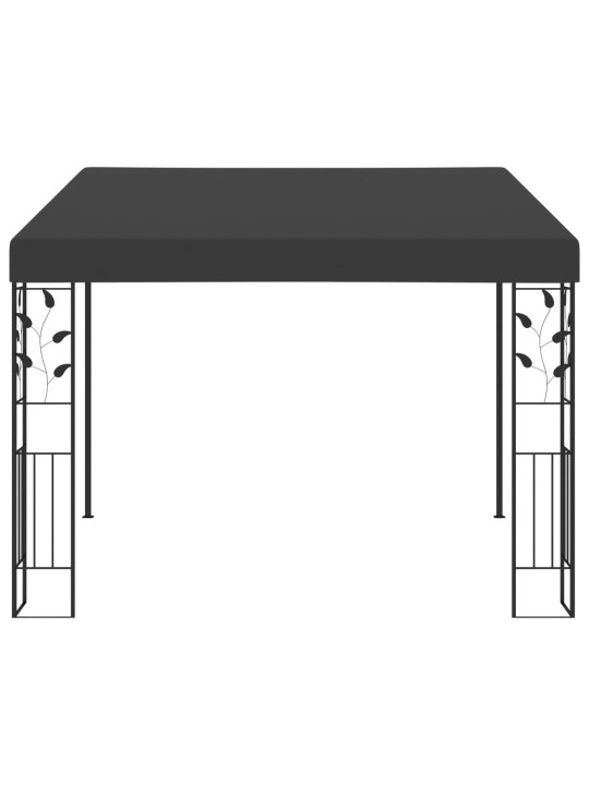 Prie sienos montuojama pavėsinė, antracito, 3x3x2,5m