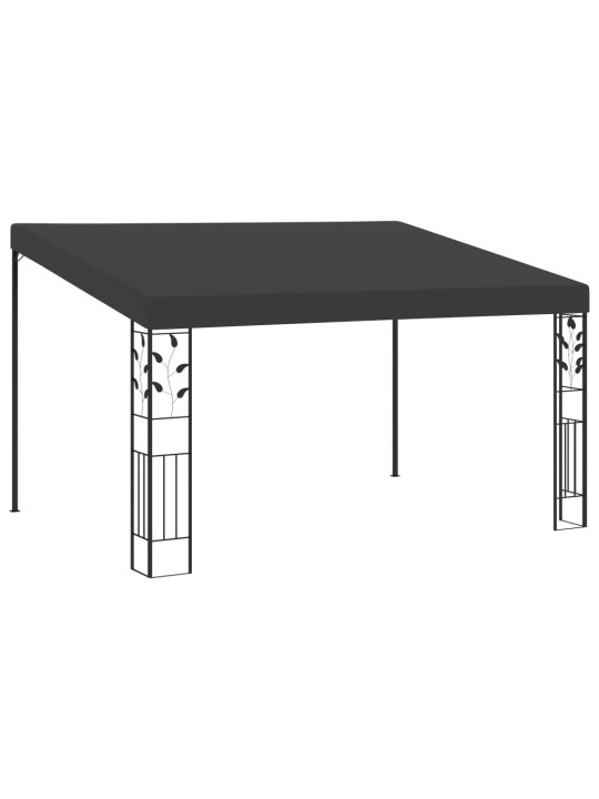 Prie sienos montuojama pavėsinė, antracito, 4x3x2,5m