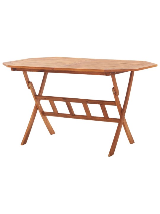 Sulankstomas sodo stalas, 135x85x75cm, akacijos masyvas