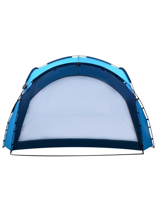 Proginė palapinė su LED ir 4 sienomis, mėlyna, 3,6x3,6x2,3m