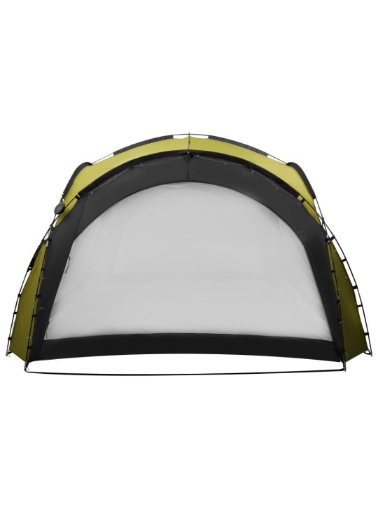 Proginė palapinė su LED ir 4 sienomis, žalia, 3,6x3,6x2,3m
