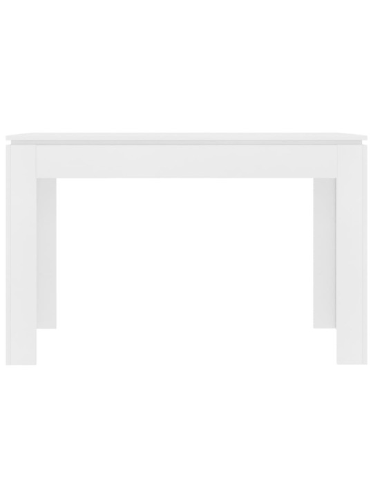 Valgomojo stalas, baltos spalvos, 120x60x76cm, MDP