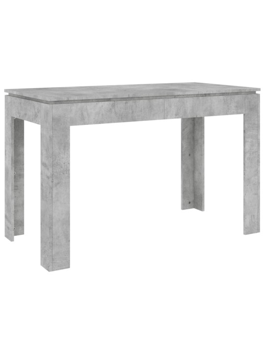 Valgomojo stalas, betono pilkos spalvos, 120x60x76cm, MDP