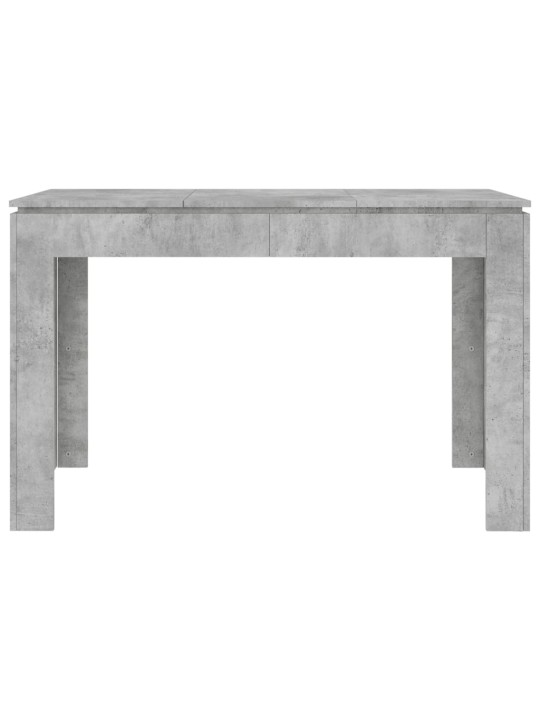 Valgomojo stalas, betono pilkos spalvos, 120x60x76cm, MDP
