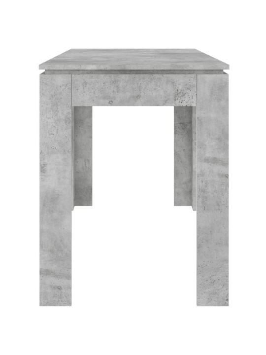 Valgomojo stalas, betono pilkos spalvos, 120x60x76cm, MDP