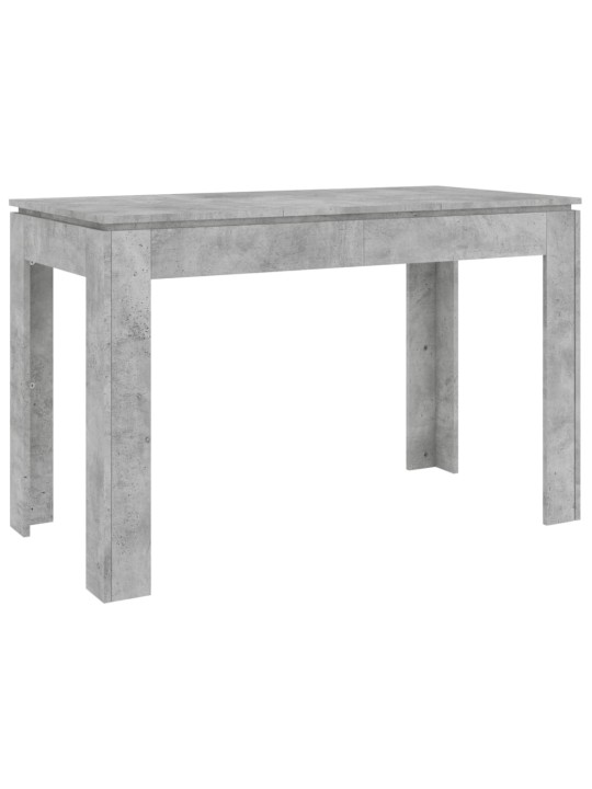 Valgomojo stalas, betono pilkos spalvos, 120x60x76cm, MDP