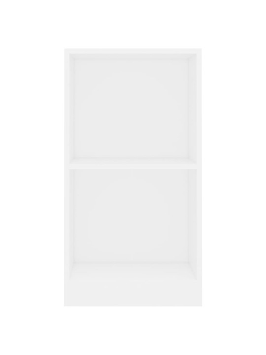 Lentyna knygoms, baltos spalvos, 40x24x75cm, apdirbta mediena