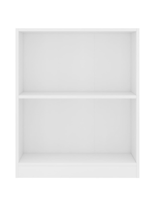 Lentyna knygoms, baltos spalvos, 60x24x74,5cm, mediena