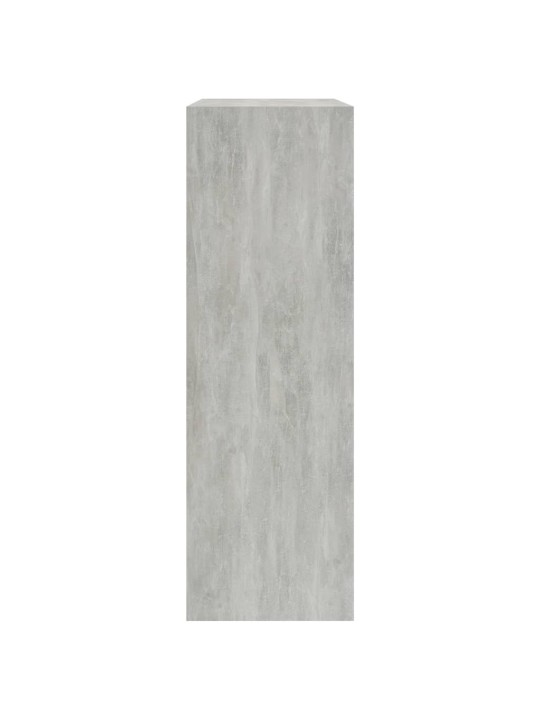 Lentyna knygoms, betono pilkos spalvos, 60x24x74,5cm, mediena