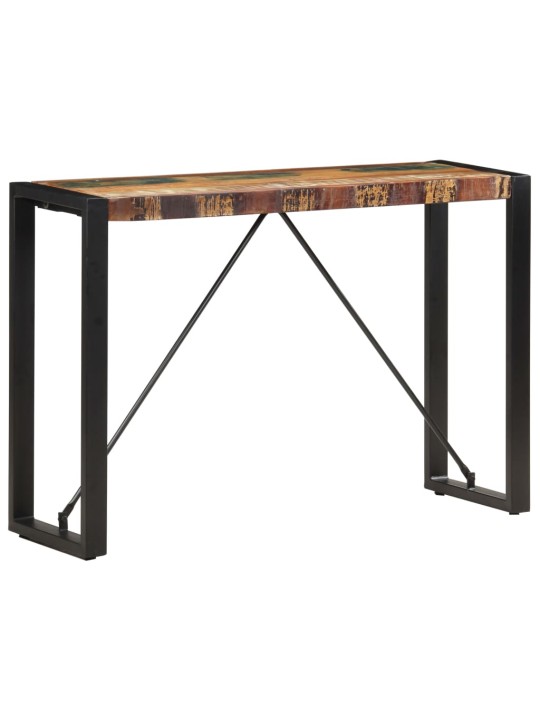 Konsolinis staliukas, 110x35x76cm, perdirbtos medienos masyvas
