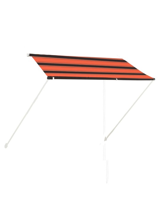 Ištraukiama markizė, oranžinės ir rudos spalvos, 250x150cm