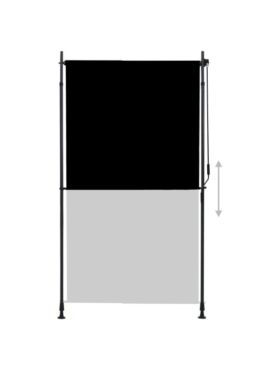 Lauko roletas, antracito spalvos, 120x270cm