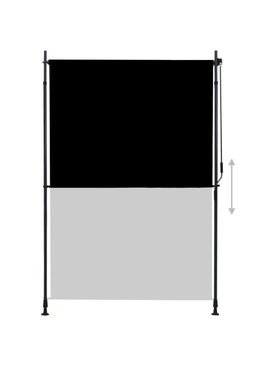 Lauko roletas, antracito spalvos, 150x270cm