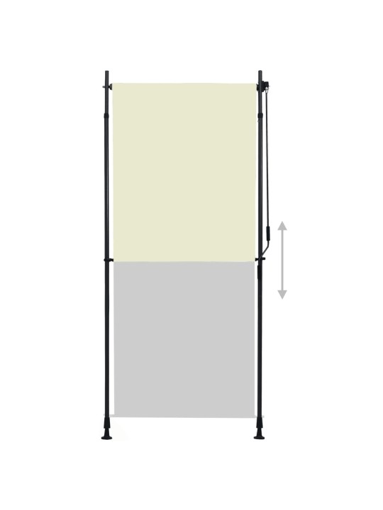 Lauko roletas, kreminės spalvos, 100x270cm