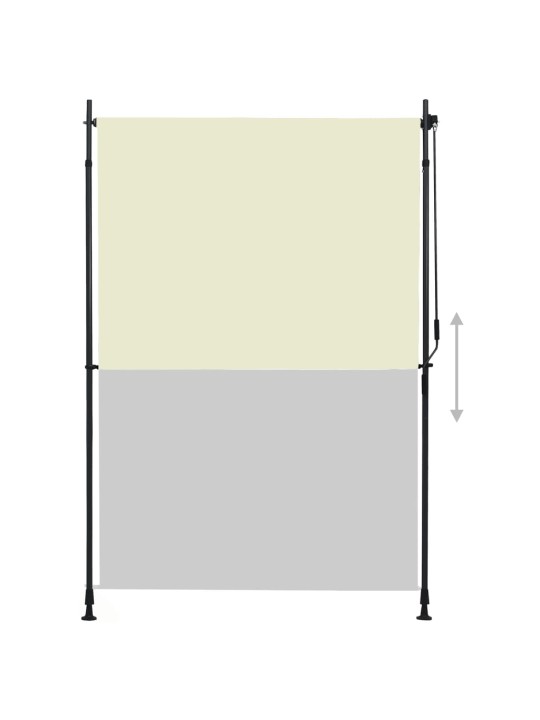Lauko roletas, kreminės spalvos, 150x270cm