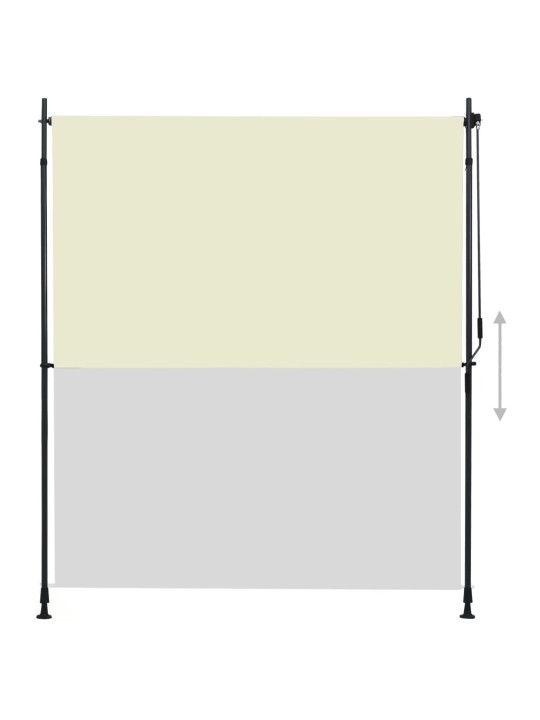 Lauko roletas, kreminės spalvos, 200x270cm