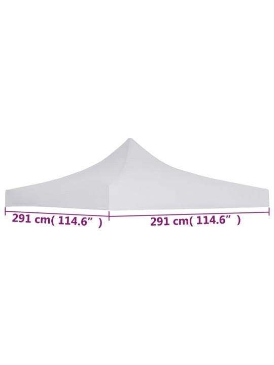 Proginės palapinės stogas, baltos spalvos, 3x3m