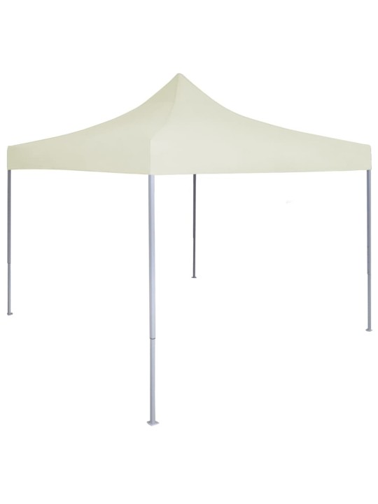 Sulankstoma proginė palapinė, kreminė, 2x2m, plienas