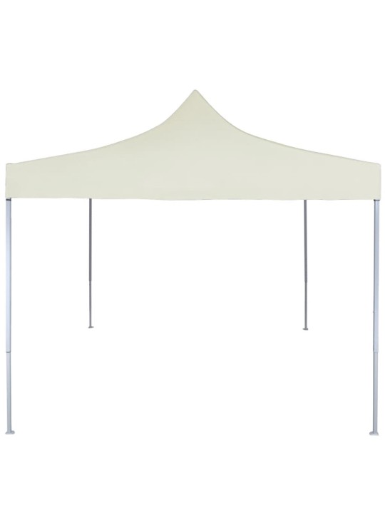 Sulankstoma proginė palapinė, kreminė, 2x2m, plienas