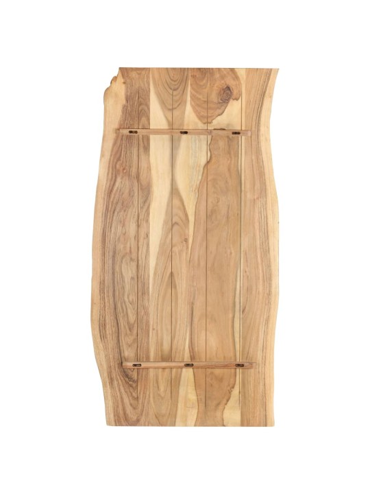 Stalviršis, 118x(50-60)x2,5cm, akacijos medienos masyvas
