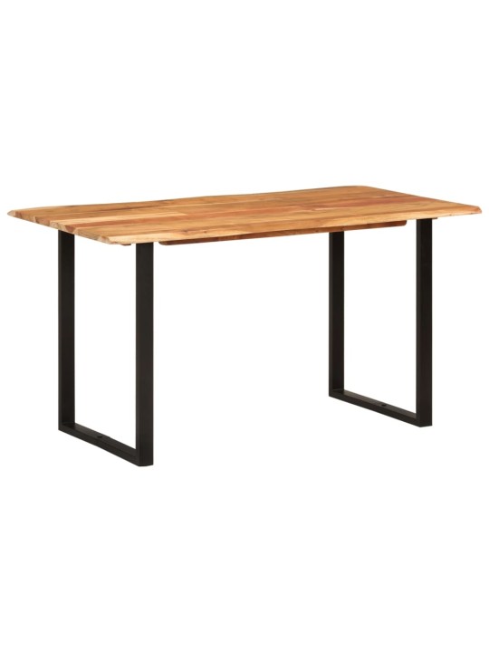 Valgomojo stalas, 140x70x76cm, akacijos medienos masyvas