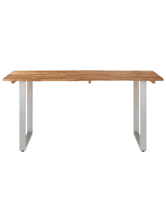 Valgomojo stalas, 154x80x76cm, akacijos medienos masyvas