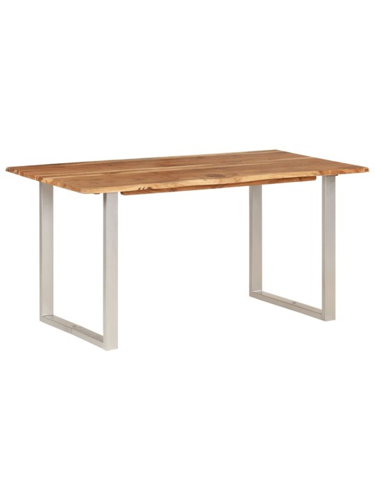 Valgomojo stalas, 154x80x76cm, akacijos medienos masyvas