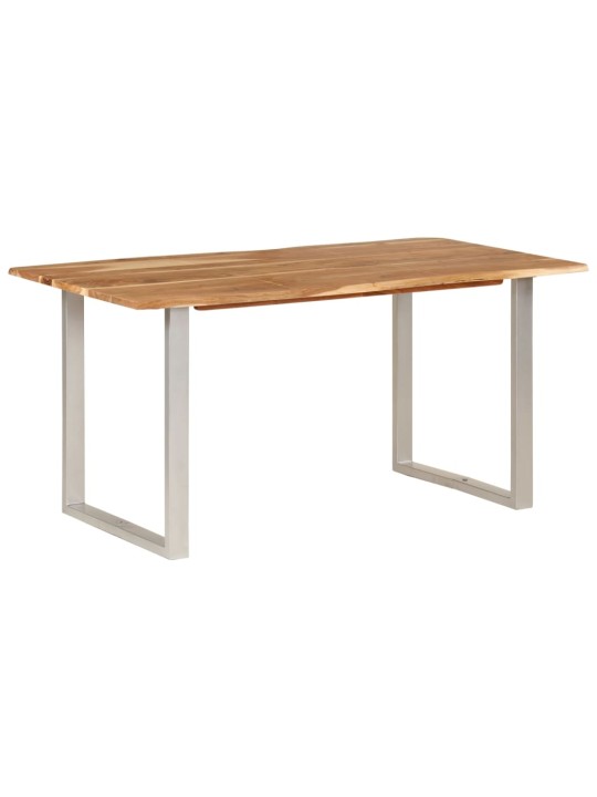 Valgomojo stalas, 154x80x76cm, akacijos medienos masyvas