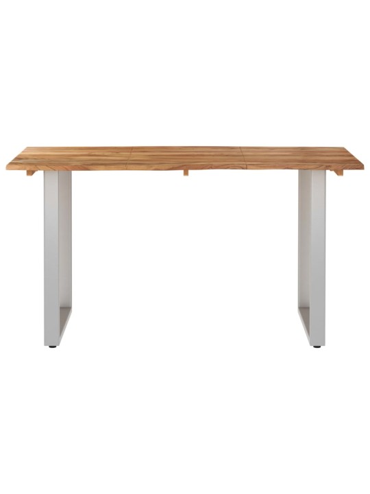 Valgomojo stalas, 140x70x76cm, akacijos medienos masyvas