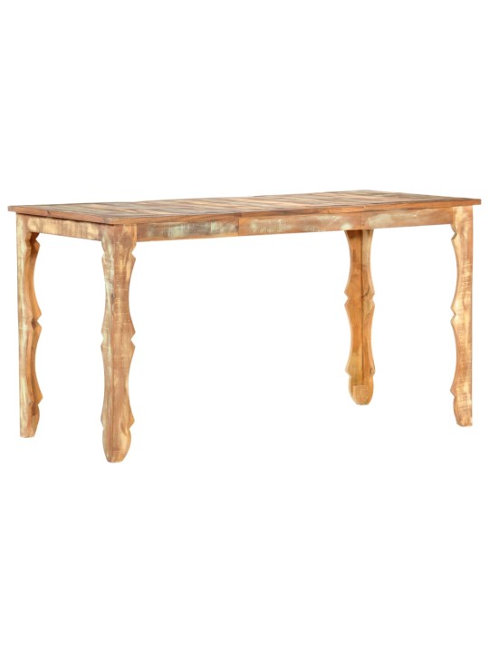 Valgomojo stalas, 140x70x76cm, perdirbtos medienos masyvas