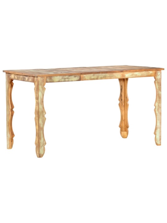 Valgomojo stalas, 140x70x76cm, perdirbtos medienos masyvas
