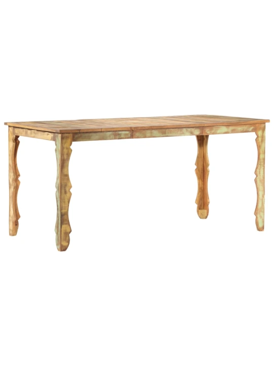 Valgomojo stalas, 160x80x76cm, perdirbtos medienos masyvas