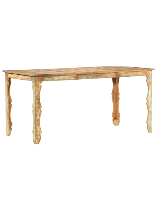 Valgomojo stalas, 160x80x76cm, perdirbtos medienos masyvas