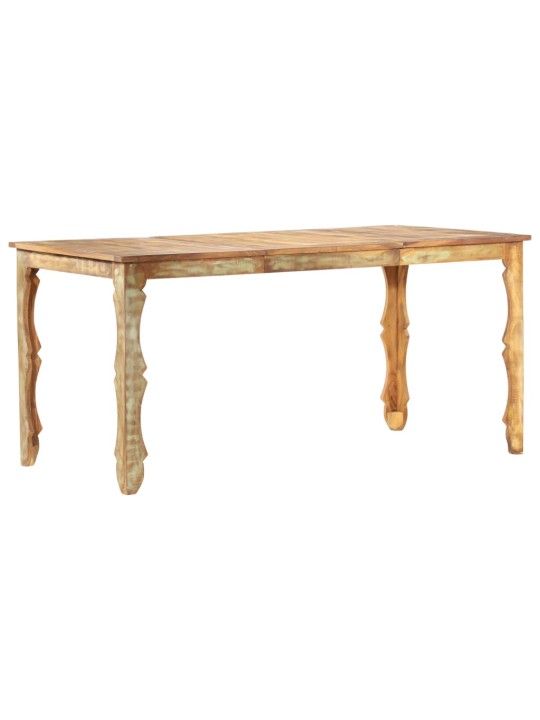 Valgomojo stalas, 160x80x76cm, perdirbtos medienos masyvas