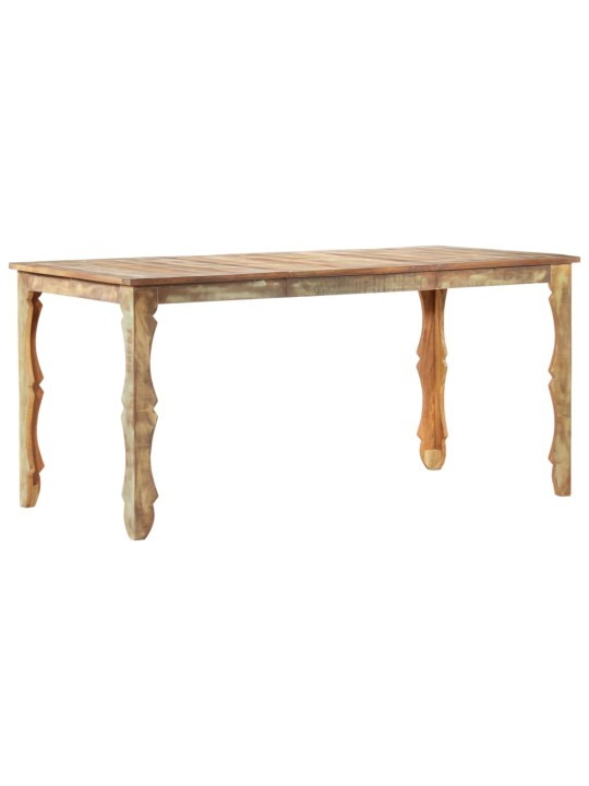 Valgomojo stalas, 160x80x76cm, perdirbtos medienos masyvas