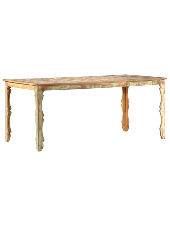 Valgomojo stalas, 180x90x76cm, perdirbtos medienos masyvas