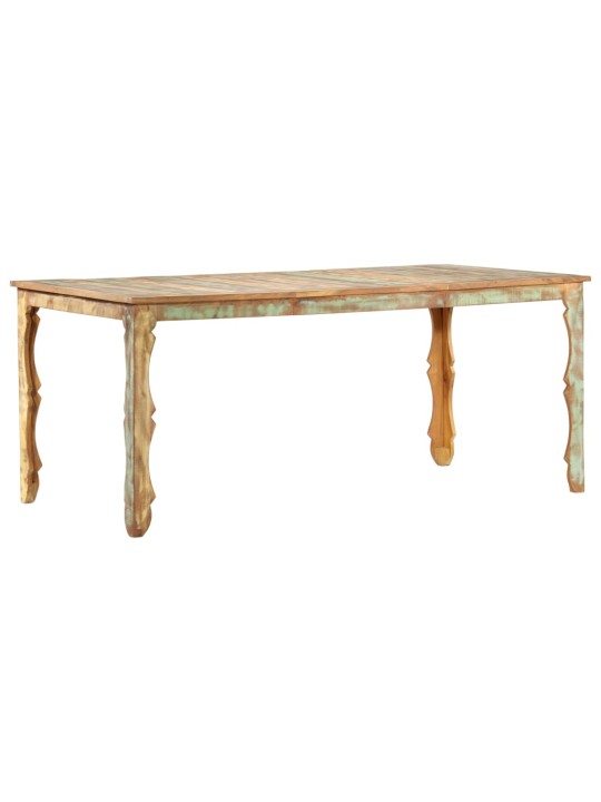 Valgomojo stalas, 180x90x76cm, perdirbtos medienos masyvas