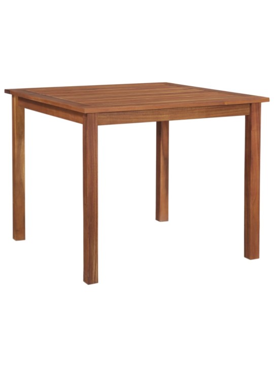 Sodo stalas, 85x85x74cm, akacijos medienos masyvas