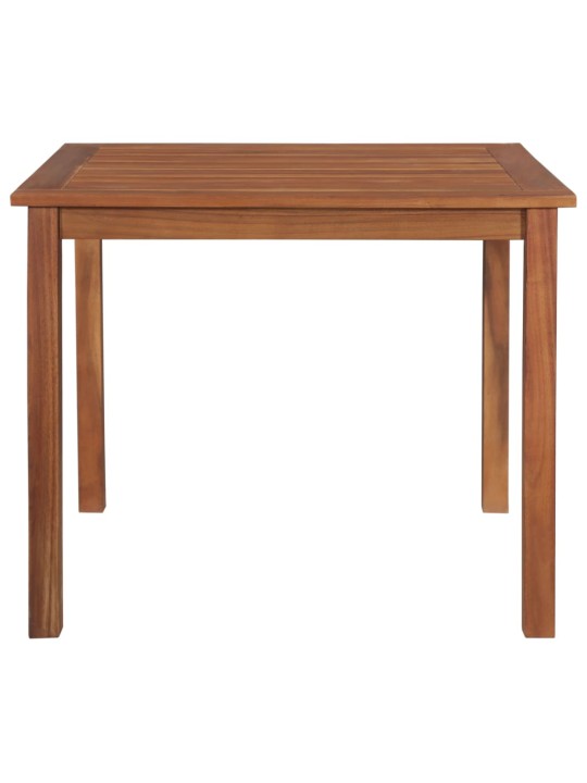 Sodo stalas, 85x85x74cm, akacijos medienos masyvas